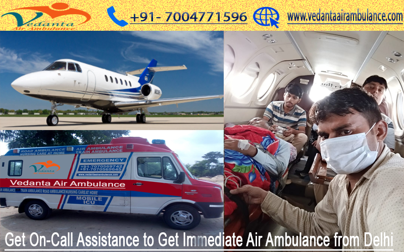 Hire Low Cost Advanced Air Ambulance with world class Life support systems onboard 247