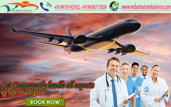 Vedanta Air Ambulance Services in Bhopal and Bokaro