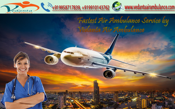 Transfer of the Emergency Critical Patient Treatment by Vedanta Air Ambulance Services with Best Doctors