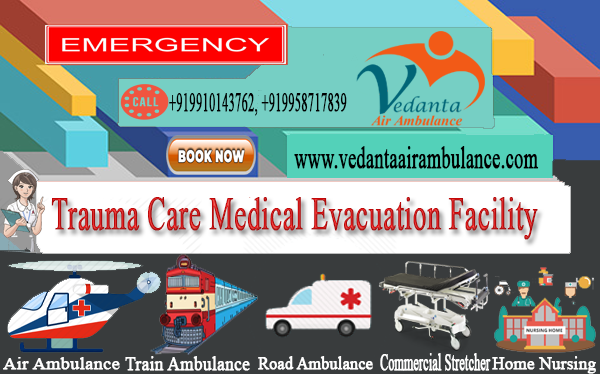 Years of experience in serving emergency needs- Vedanta Air Ambulance Service with Experienced medical team